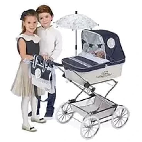 Коляска для куклы DeCuevas Toys классика синяя 80225: Производитель DeCuevas