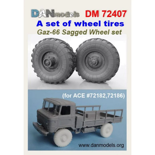 Набір деталей DAN models набір коліс для Газ-66 (під вагою) DAN72407