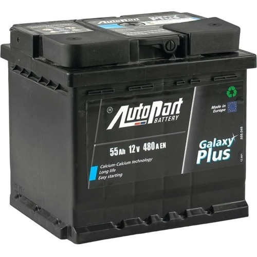 AutoPart 55 Ah/12V Euro Plus (0) (ARL055-P00): Ёмкость, Ач 55