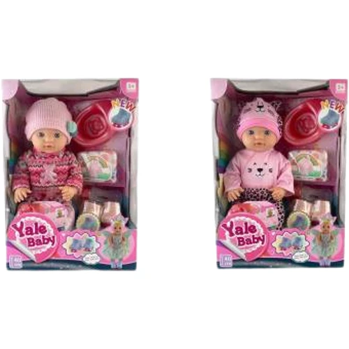 Пупс Yale Baby YL1876G/J 2 вида с аксессуарами