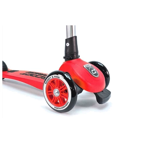 Самокат Scoot&Ride серии Highwaykick-3 (красный): Тип колес литые