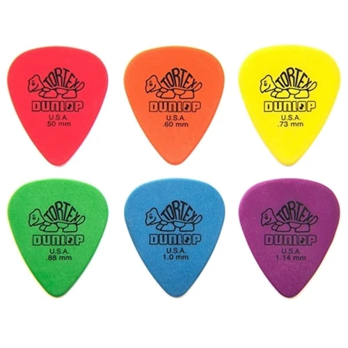 Медиатор Набор медиаторов DUNLOP 4180 TORTEX STANDARD CABINET: Толщина  Толстые (0.74 - 1.0 мм)