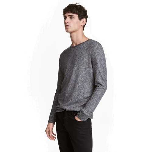 Джемпер H&M 3629316 48 серый
