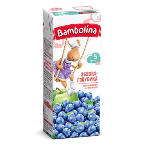 Bambolina нектар яблоко-голубика 0,2 л (4813538003803)