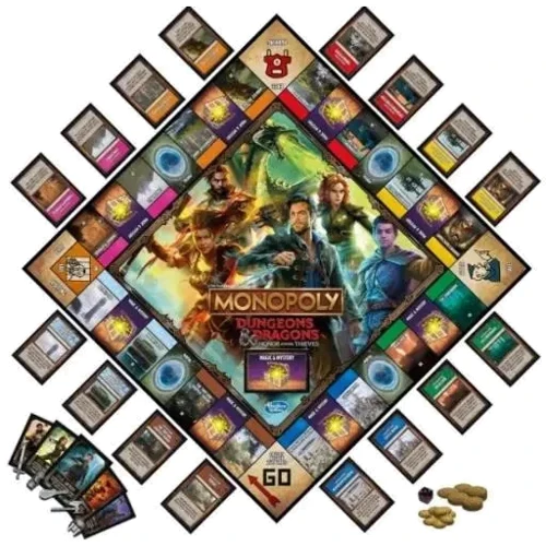 Настольная игра Hasbro Монополия D&D: Честь воров (Monopoly Dungeons & Dragons: Honor Among Thieves) (англ.)