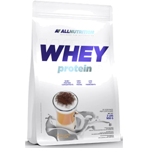 Протеин All Nutrition Whey Protein 908 g /27 servings/ Caffe Late