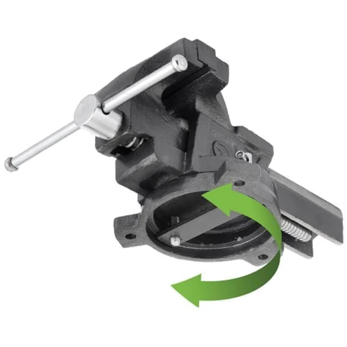 Тиски слюсарні поворотні 125 мм Intertool HT-0082 фото 3