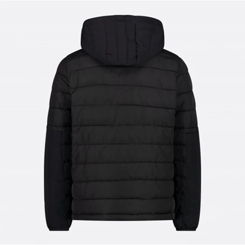 Куртка CMP Man Jacket Fix Hood Nero 31K2737-U901 50 черная демисезонная с капюшоном: Вид Куртки