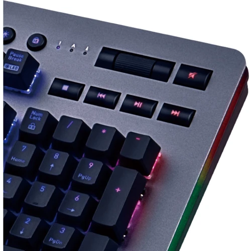 Клавиатура Thermaltake Level 20 RGB Titanium Cherry MX Speed Silver Space Gray (KB-LVT-SSSRRU-01): Интерфейс подключения USB