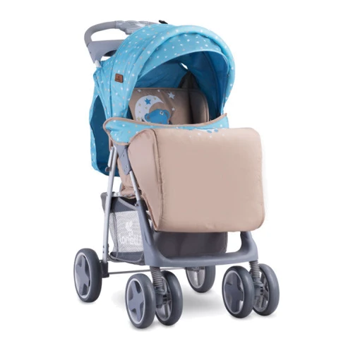Візок Lorelli FOXY ЧОХОЛ (blue / beige moon bear)
