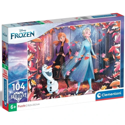 Пазл Clementoni Frozen II серія Brilliant 104 елементи (8005125201617)