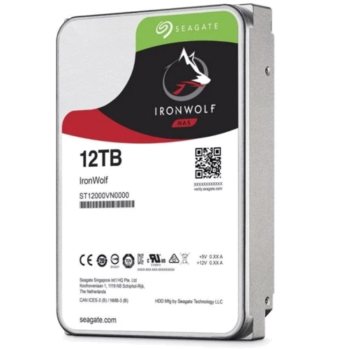Внутренний жесткий диск Seagate IronWolf 12 TB (ST12000VN0008) OEM: Форм-фактор 3.5"
