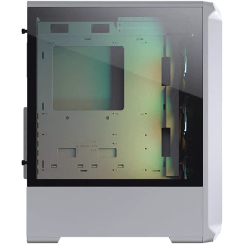 Корпус Cougar Archon 2 RGB White (385CC50.0004): Материал передней панели пластик и закалённое стекло