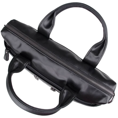 Мужская сумка мессенджер Buffalo Bags черная (SHIM7122A-black): Материал Натуральная кожа