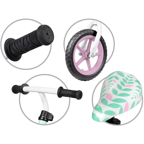 Беговел Kidwell REBEL Mint (3999): Колеса надувные