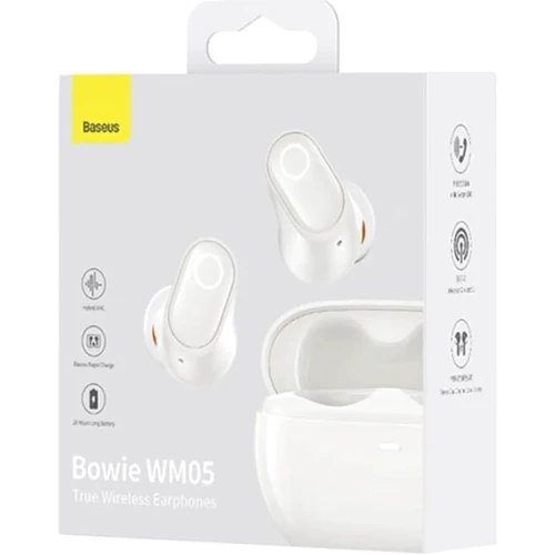 Наушники Baseus Bowie WM05 ANC White (NGTW200002): Назначение Для смартфона