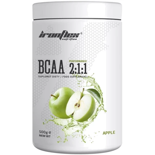 Амінокислота для спорту Iron Flex BCAA Performance 2-1-1 500 g / 100 servings / Apple
