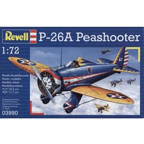 Модель Revell Истребитель P-26A Peashooter 1:72 (3990)