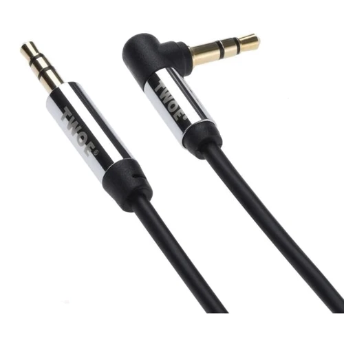 2E аудио (jack 3.5мм-M/jack 3.5мм- M) right angel,Coiled 1.8м, Black 2E-W9653RBL фото 1