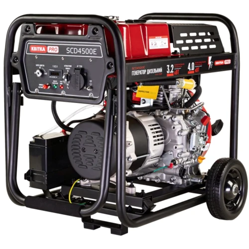 Генератор дизельный Квітка PRO 3.2/4.0 КВт SCD4500E