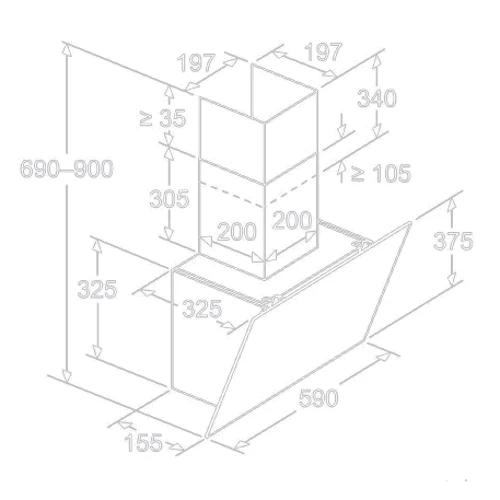 Вытяжка Bosch DWK65DK60 фото 5