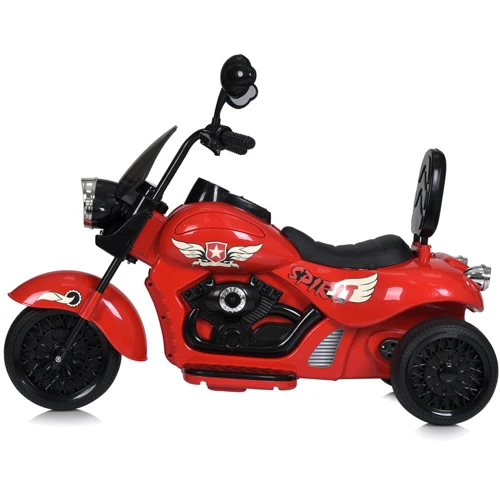 Дитячий триколісний електромотоцикл Bambi Harley-Davidson червоний (M 5739EL-3)