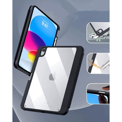 Аксессуар для iPad BeCover Removable Case with Pencil mount Black for iPad 10.9 (2022 / 2024) / iPad 11 2025 (708761): Тип аксессуара чехол