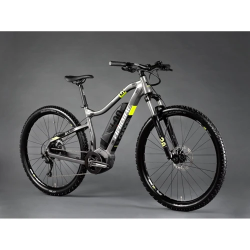 Електровелосипед Haibike SDURO HardNine 1.0 400Wh 9 s. Altus 29 ", рама L, сіро-лаймово-чорний, 2020: Колір сірий