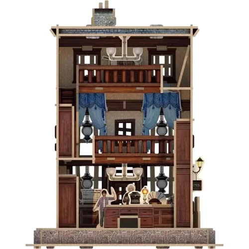 Пазл 3D Geekach Games Магазин волшебных палочек Олливандера (Ollivander Wand Shop Set 3D puzzle) 4dpuz004 фото 3