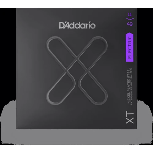 Струна для гитар Комплект струн D'addario XTE1149 XT Electric Nickel Рlated Steel Medium (11-49)