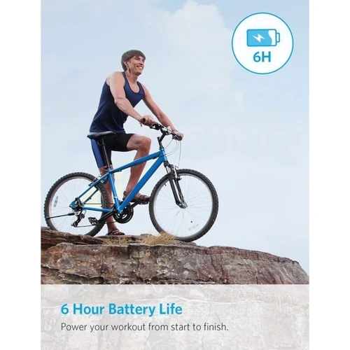 Наушники ANKER SoundBuds Flow Black: Назначение для занятий спортом