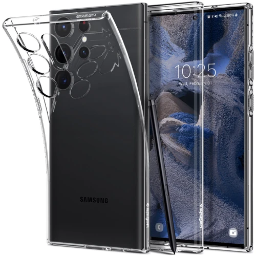 Аксессуар для смартфона Spigen Crystal Flex Crystal Clear (ACS05644) for Samsung S918 Galaxy S23 Ultra: Тип накладка на заднюю часть
