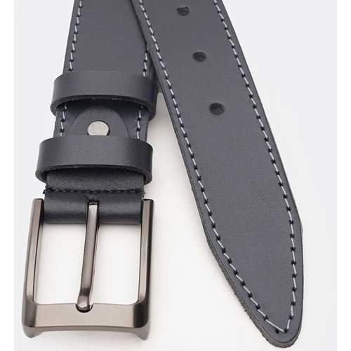 Мужской ремень Borsa Leather синий (V1115FX45-navy): Пол Мужской