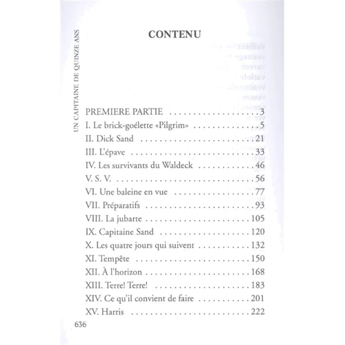 Jules Verne: Un capitaine de quinze ans: Кількість сторінок 640