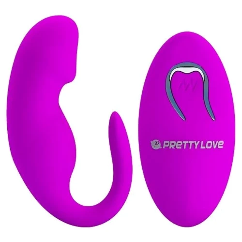 Вибратор для пар Pretty Love - 12 vibration functions, wireless remote control (BI-014482W)