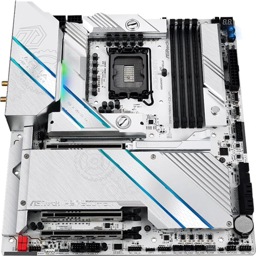 ASRock Z890 Taichi AQUA: Дополнительно Адаптер Wi-Fi, Радиатор на VRM, Поддержка RAID, Поддержка UEFI
