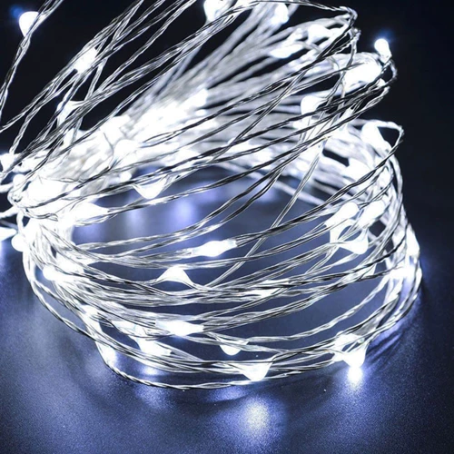 Гирлянда на батарейках Springos 9.9 м 100 LED CL0019 Cold White: Применение Для дома