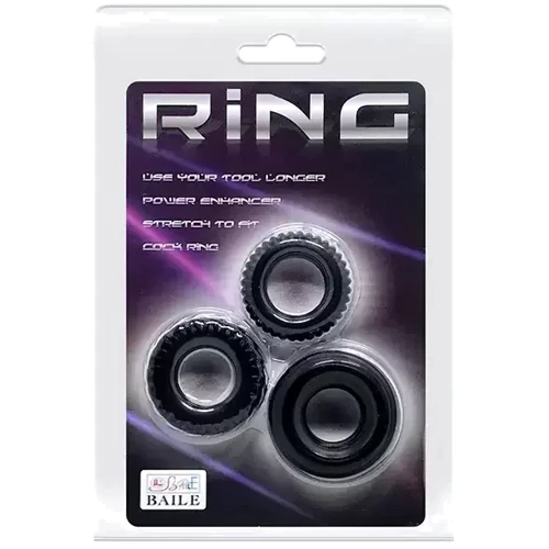 Набір із 3 ерекційних кілець LyBaile Ring BI-210179