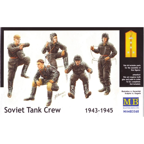 Набір фігурок Master Box Радянські танкісти, 1943-1945 (MB3568)