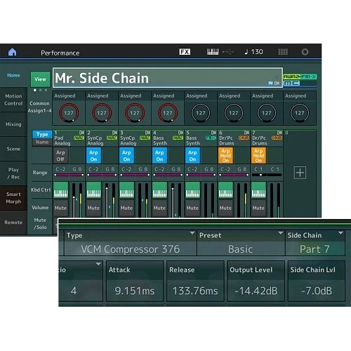 Синтезатор YAMAHA MODX6+: Наявність семпліювання Есть