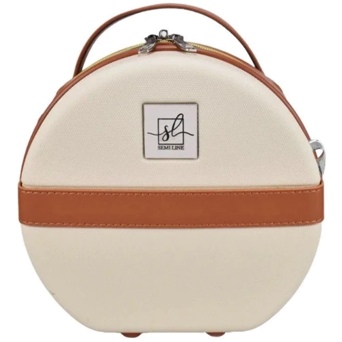 Бьюти-кейс Semi Line 5L Ecru/Brown бежевый/коричневый (T5670-1)