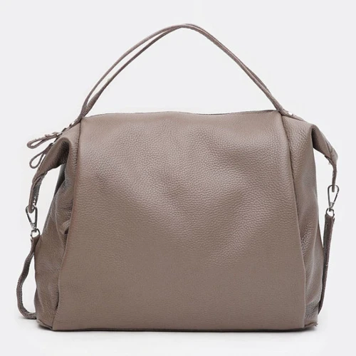 Женская сумка саквояж Ricco Grande коричневая (1l975taupe-taupe): Пол Женский