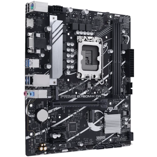 ASUS PRIME B760M-K D4: Оперативная память 4xDDR4 5333 МГц, до 128 ГБ