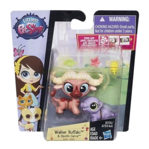 Зверюшка и малыш Hasbro, Littlest Pet Shop, Walker Ruffalo и Hipolito Garsia Littlest Pet Shop (A7313-11): Тип Набор игровых фигурок