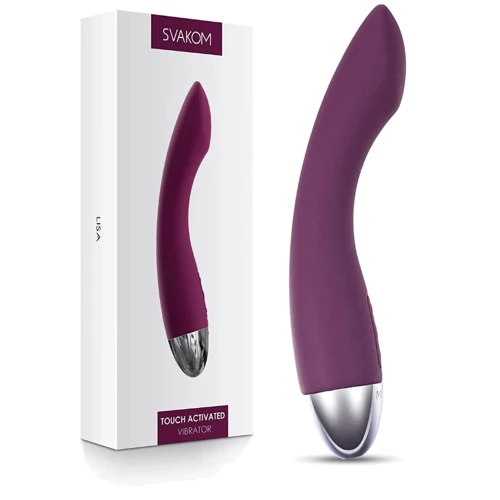 Вибратор для точки G Svakom Lisa Touch Sensor Vibrator с сенсорным датчиком, 17х3 см