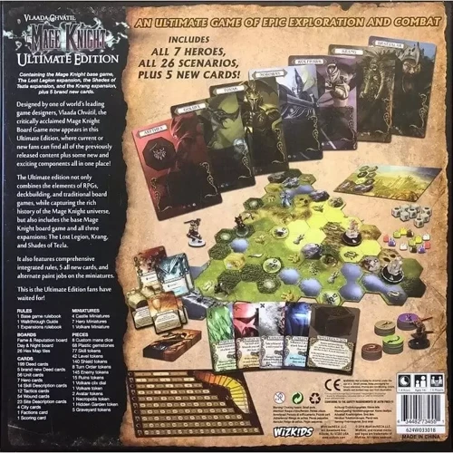 Настольная игра WizKids Mage Knight Board Game: Ultimate Edition (Маг Воин: Полное издание EN): Производитель WizKids