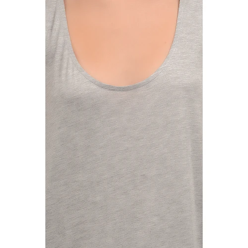 Сукня H & M 3814424 40 сіре повсякденне довге максі: Довжина рукава Без рукава