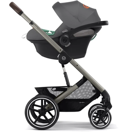 Прогулочная коляска Cybex Balios S Lux SLV Lava Grey с бампером (522002549) фото 10