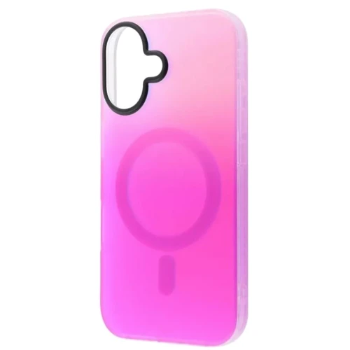 Чехол для iPhone WAVE Matte Gradient Colors with Magnetic Ring Pink/Purple for iPhone 16