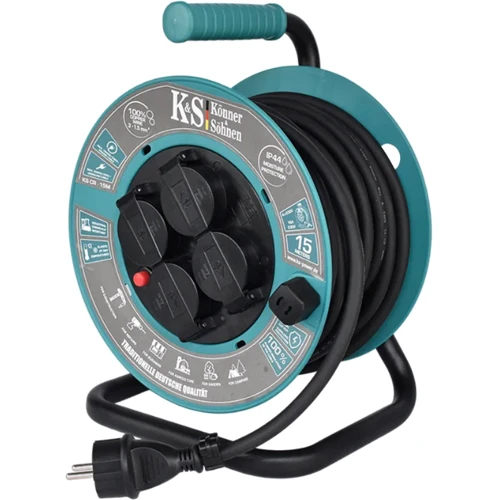 Удлинитель на катушке Konner Sohnen KS CR-15M: Длина шнура, м 15